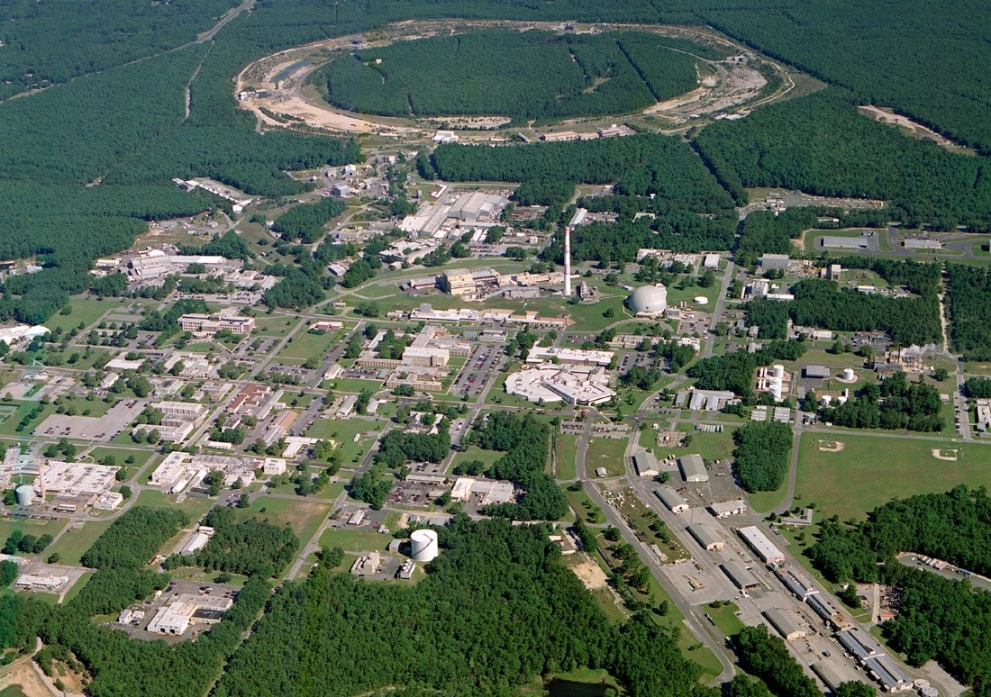 Aerial, Brookhaven National Laboratory, The central camus o…